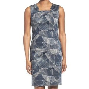 Hugo Boss abstract design Sheath dress